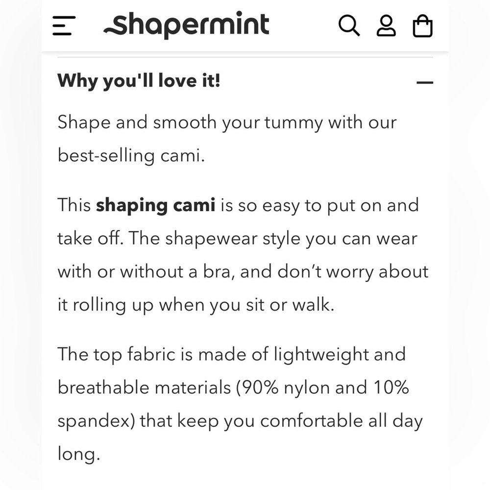 💐SPRING STOCK-UP💐 Shapermint White Women's Shapewear Camisole sz XXXXL - Picture 6 of 7